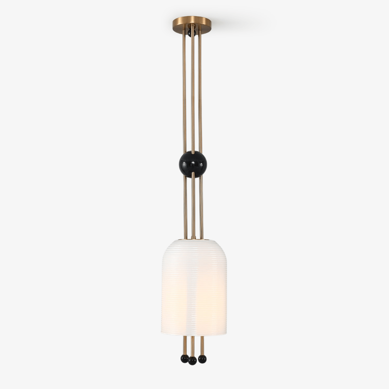 Qir Traditional Elegance Glass Pendant Light