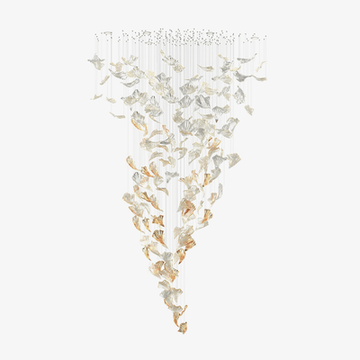 Elmiros Petal Glass Chandelier
