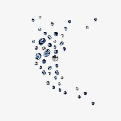 Nyzoris Bubble Glass Wall Light