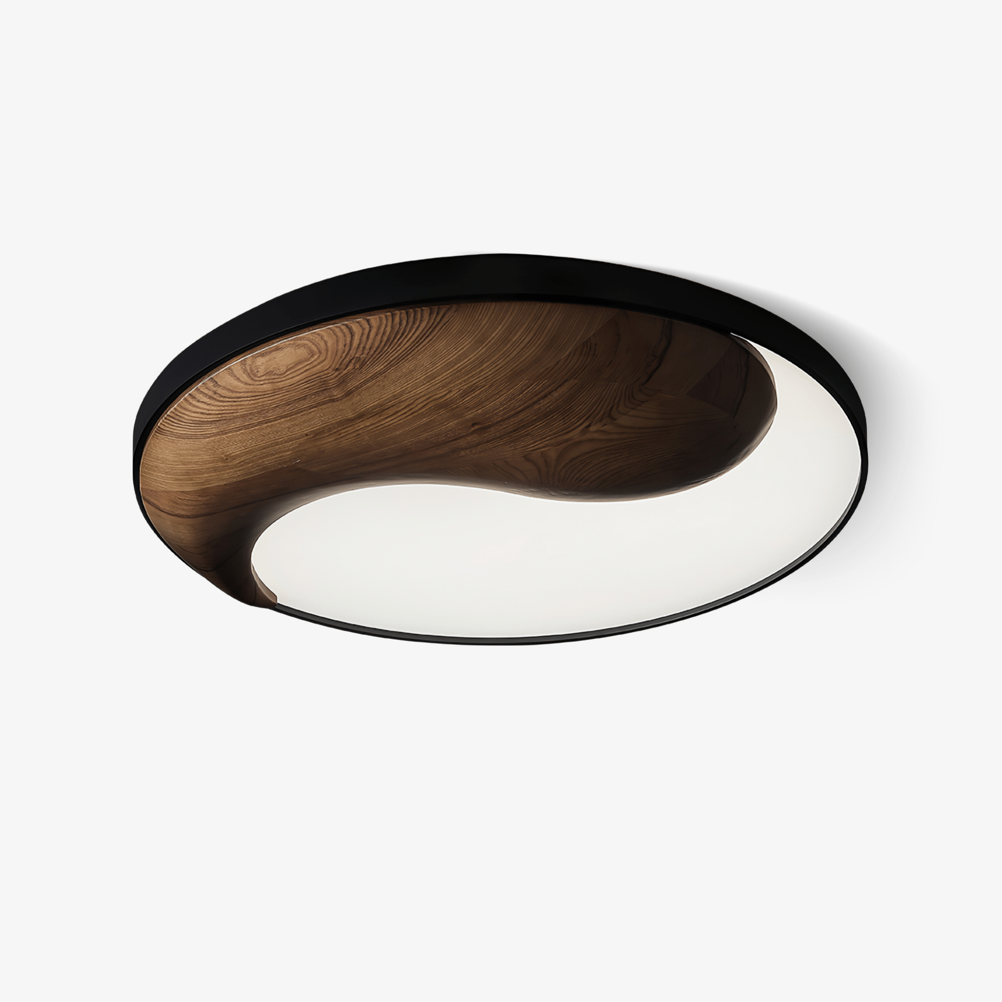 Ivelor Modern Minimalist Balance Wood Ceiling Light