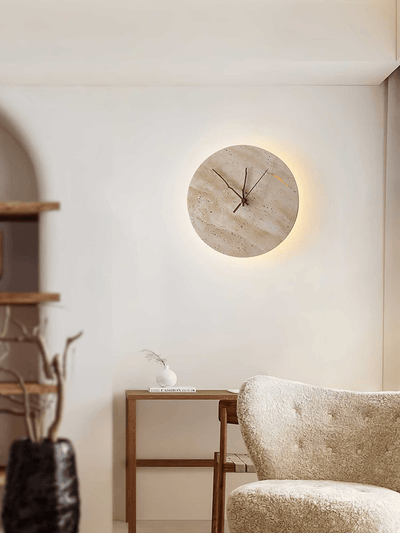 Nororielle Minimalist Travertine Wall Light