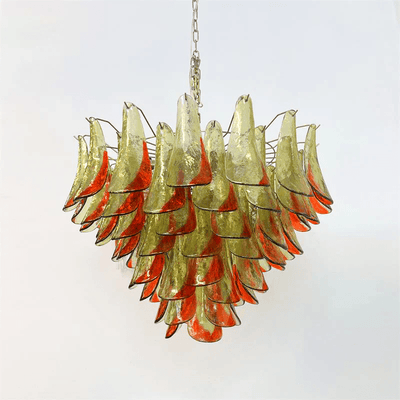 Celoraria Chandelier Murano Glass Petal Elegant