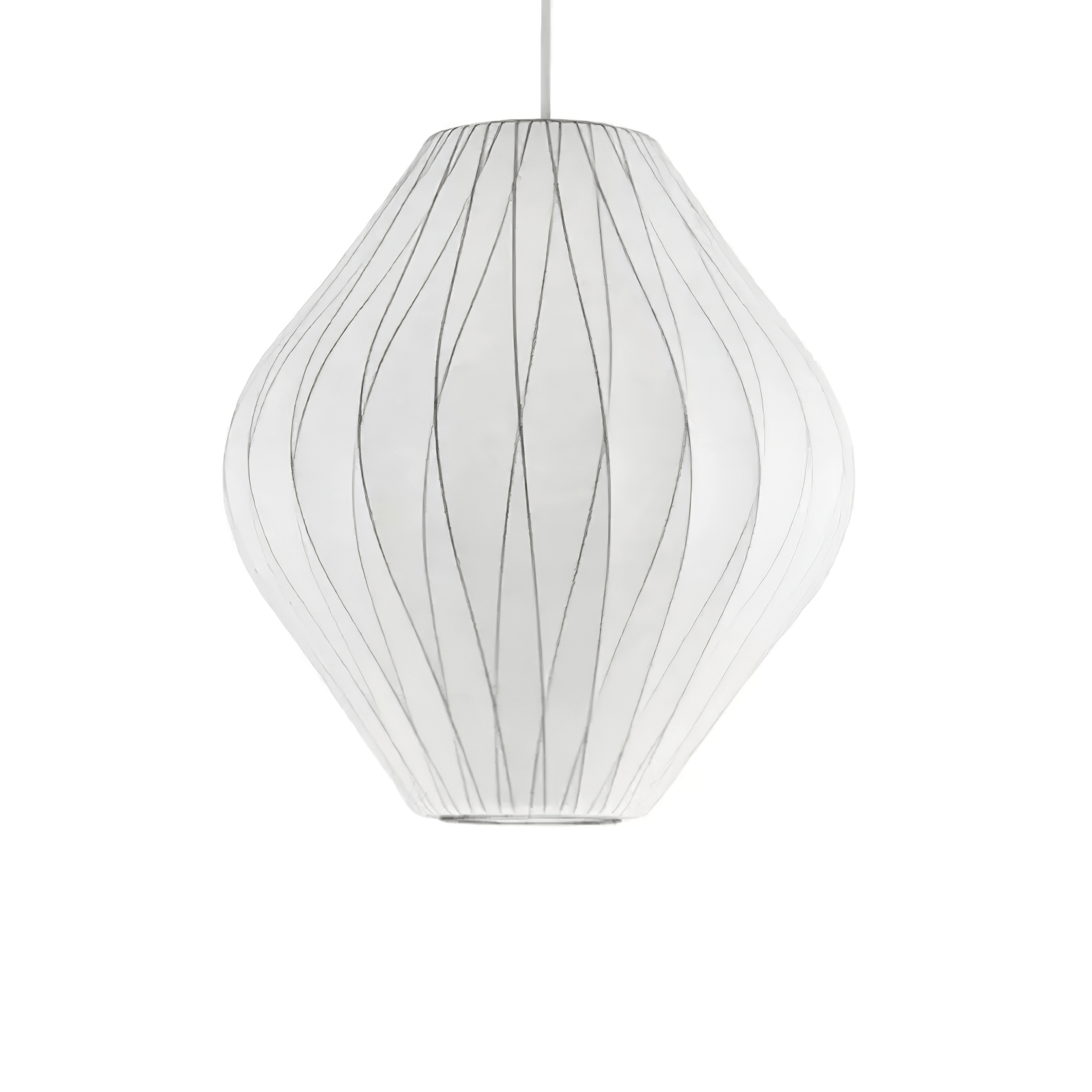 Nebula Bubble Mulberry Silk Pendant Lamp - Neutral Decor