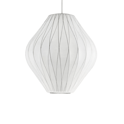 Nebula Bubble Mulberry Silk Pendant Lamp - Neutral Decor