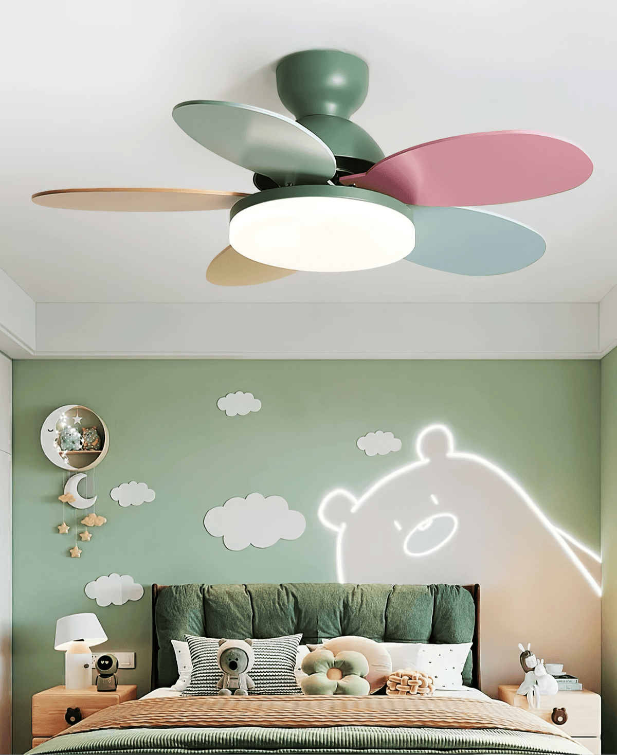 Norborne Wood Ceiling Fan Light