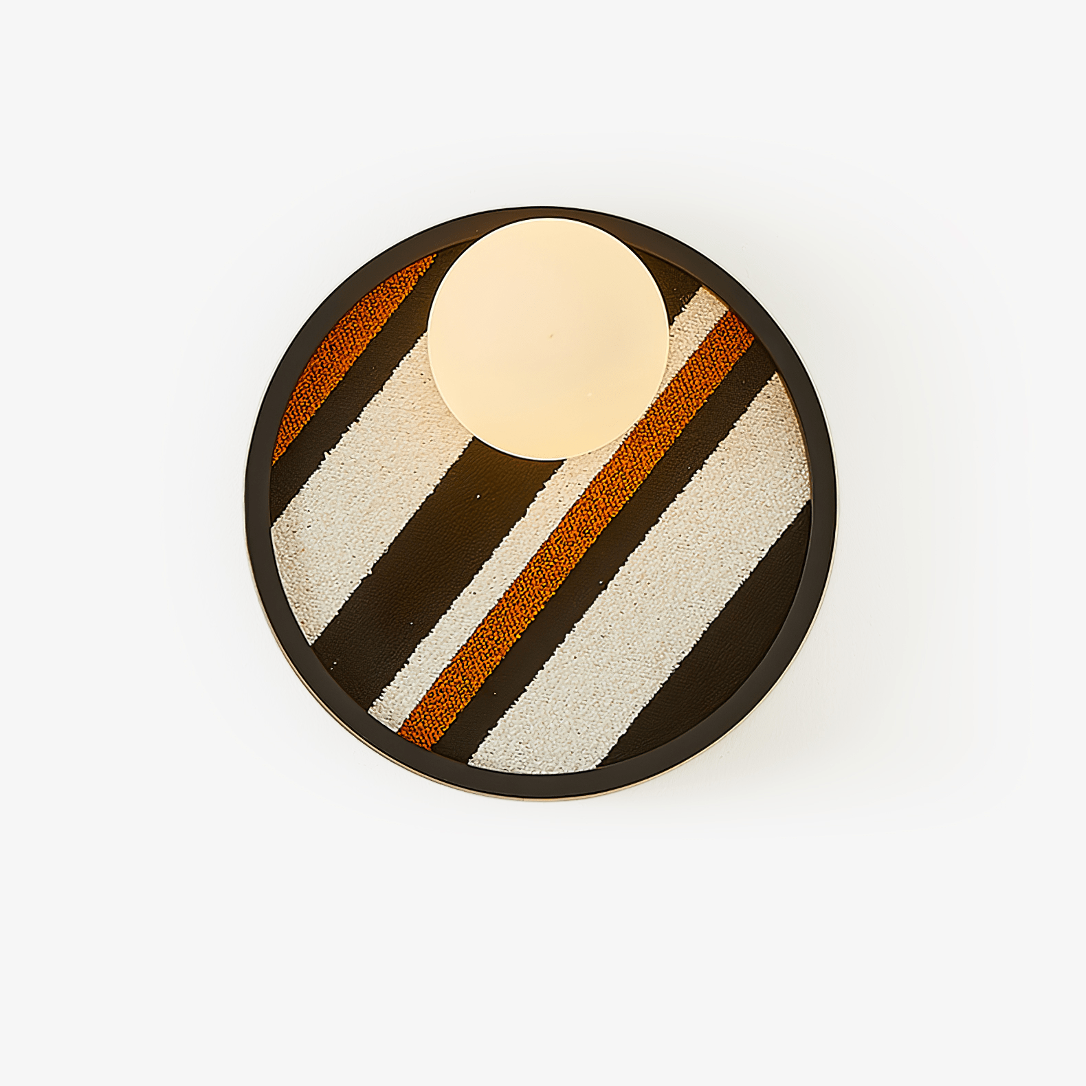 Sytala Premium Nordic Art Orbit Fabric Wall Light