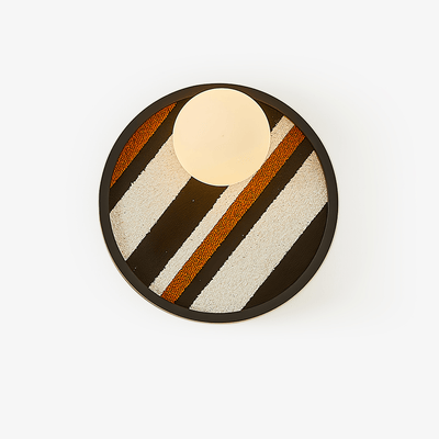Sytala Premium Nordic Art Orbit Fabric Wall Light