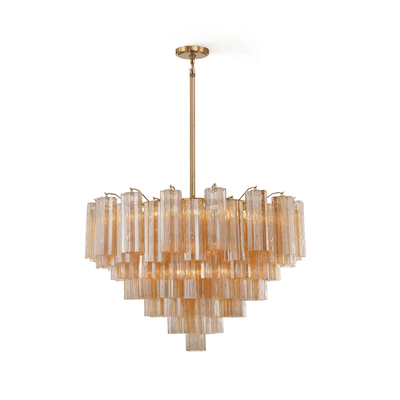 Bop Chandelier Virella Murano Glass Tube Luxury
