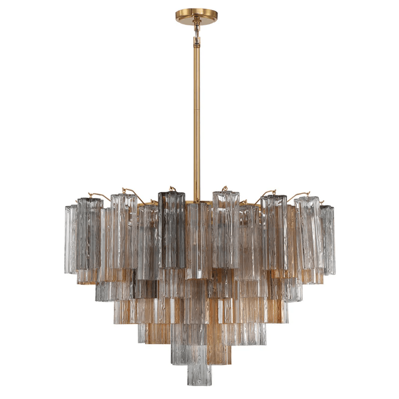 Bop Chandelier Virella Murano Glass Tube Luxury