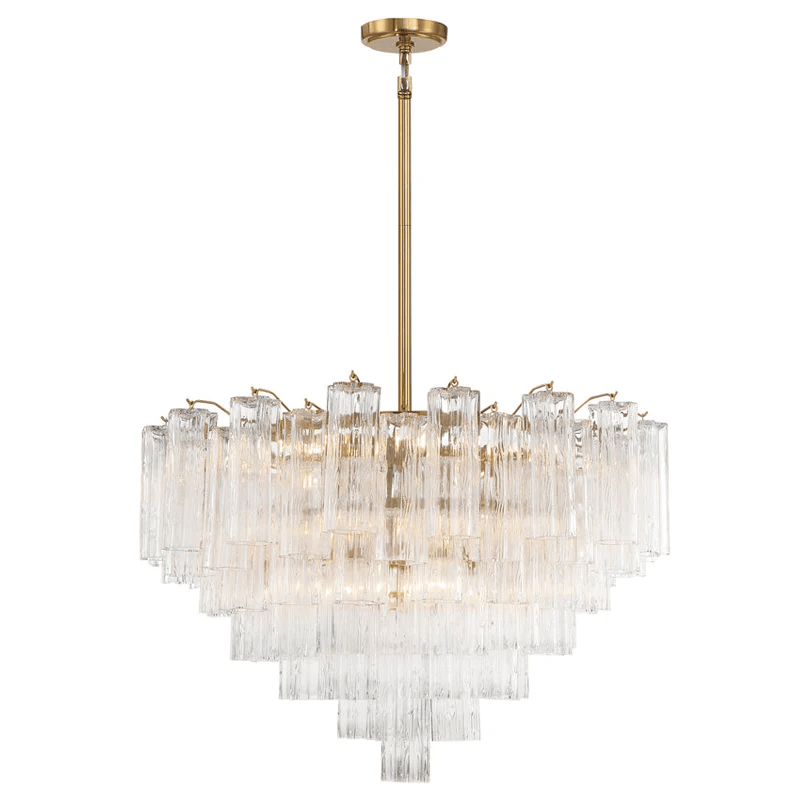 Bop Chandelier Virella Murano Glass Tube Luxury