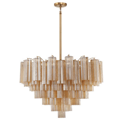 Bop Chandelier Virella Murano Glass Tube Luxury
