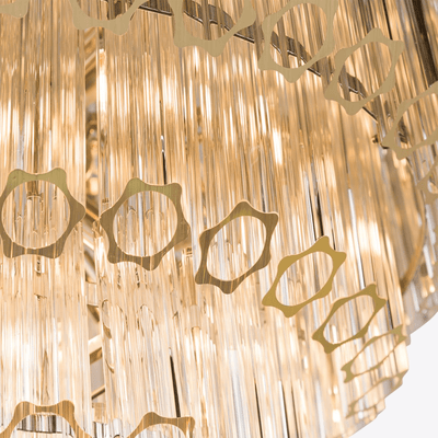 Pinewell Clear Grande Palermo Chandelier