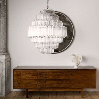 Pinewell Clear Grande Palermo Chandelier