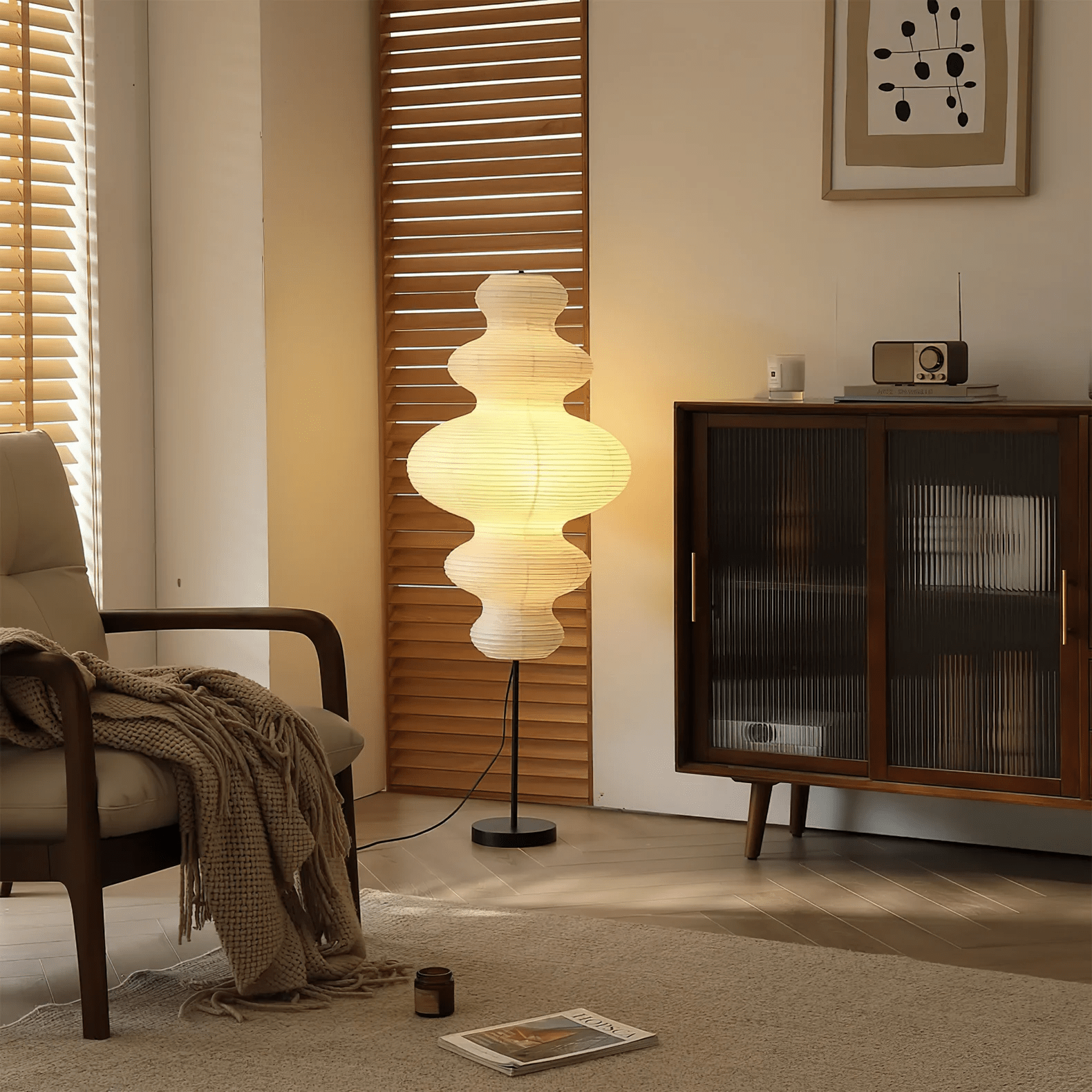 Vels Paper Scandinavian Floor Lamp
