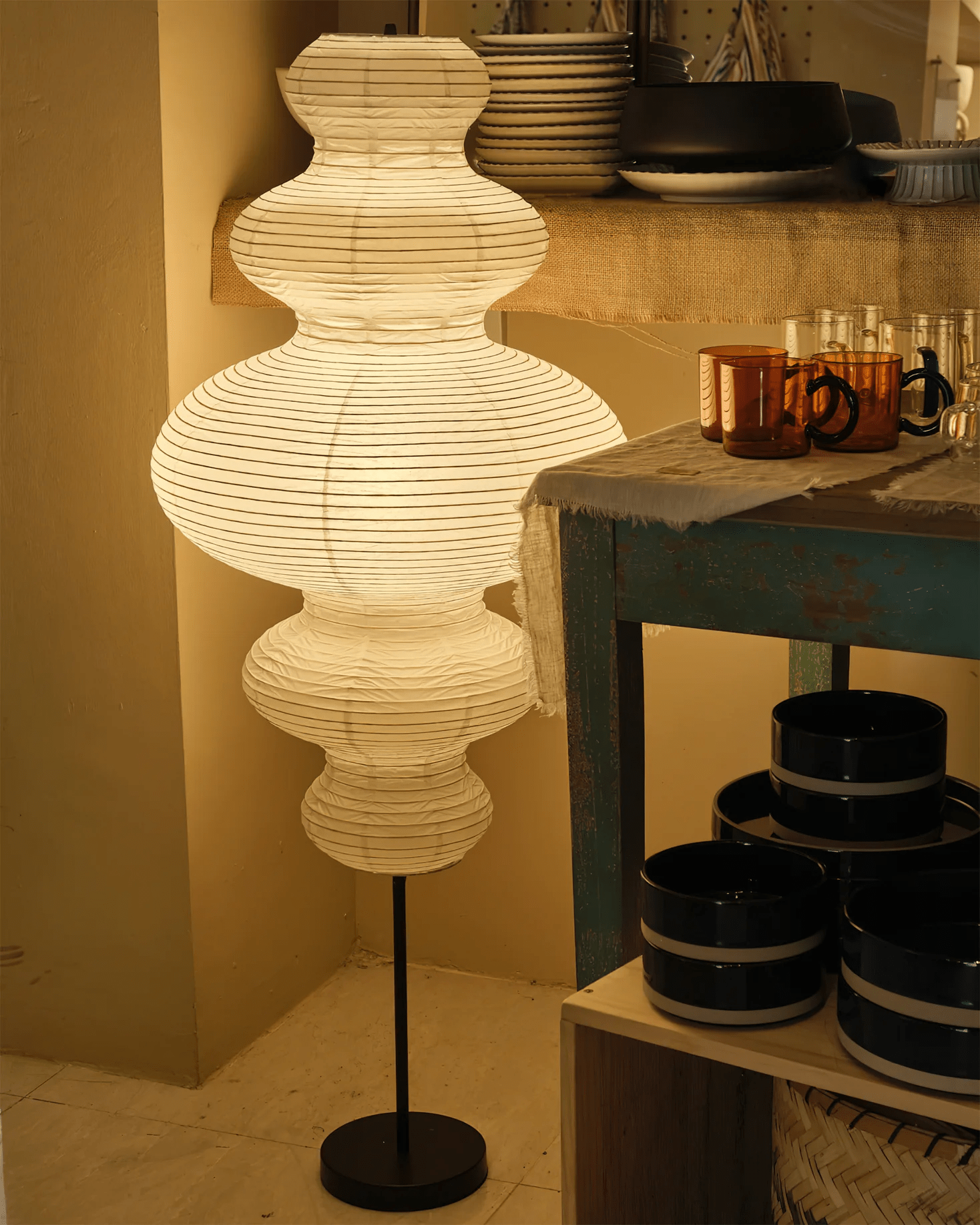 Vels Paper Scandinavian Floor Lamp