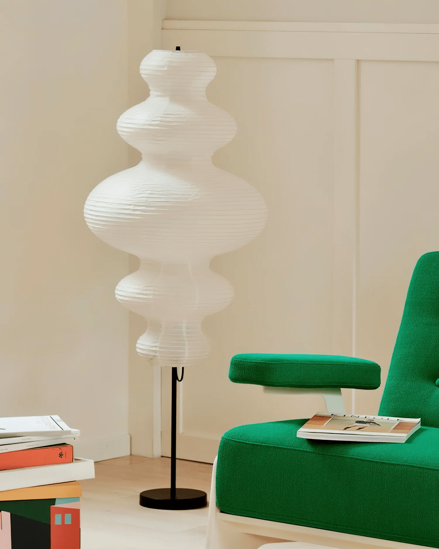 Vels Paper Scandinavian Floor Lamp
