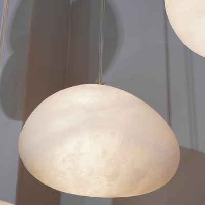 Nivisaya Pebbles Alabaster Pendant Lamp