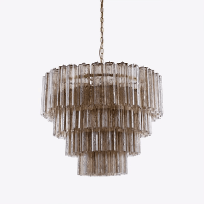 Liorinissa Chandelier Four Tier Fluted Glass