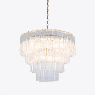 Liorinissa Chandelier Four Tier Fluted Glass