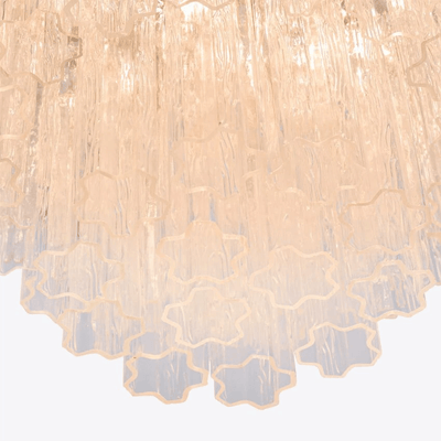 Liorinissa Chandelier Four Tier Fluted Glass