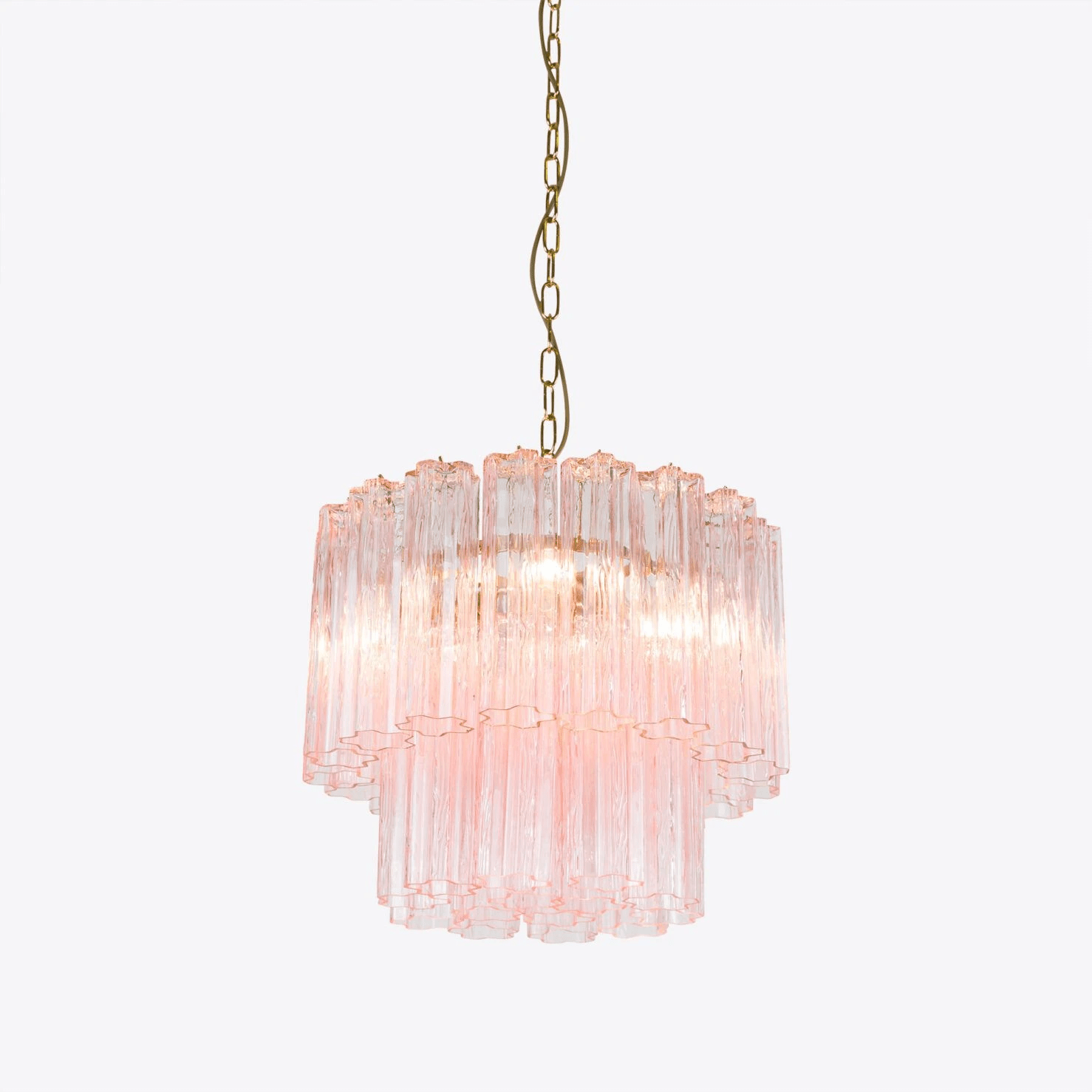 Aelox Chandelier Small Treviso Murano Glass Tube