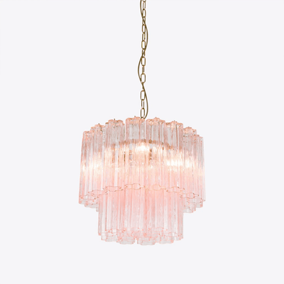 Aelox Chandelier Small Treviso Murano Glass Tube