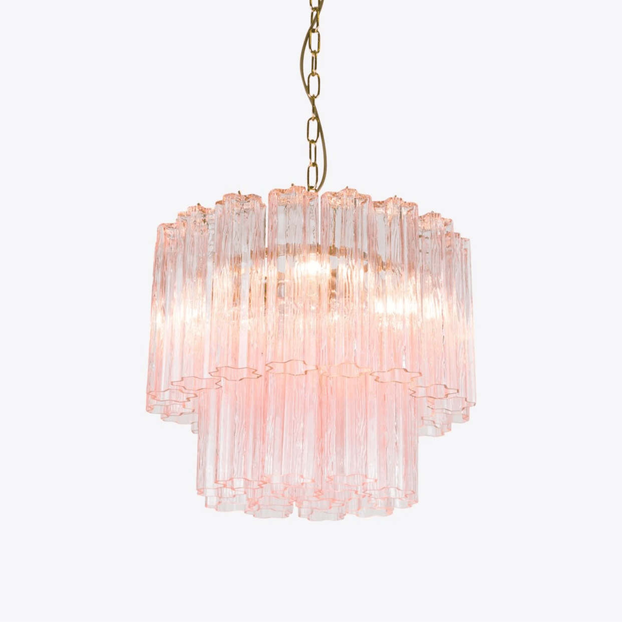 Aelox Chandelier Small Treviso Murano Glass Tube