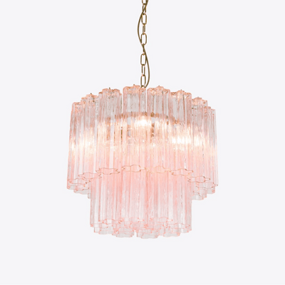Aelox Chandelier Small Treviso Murano Glass Tube
