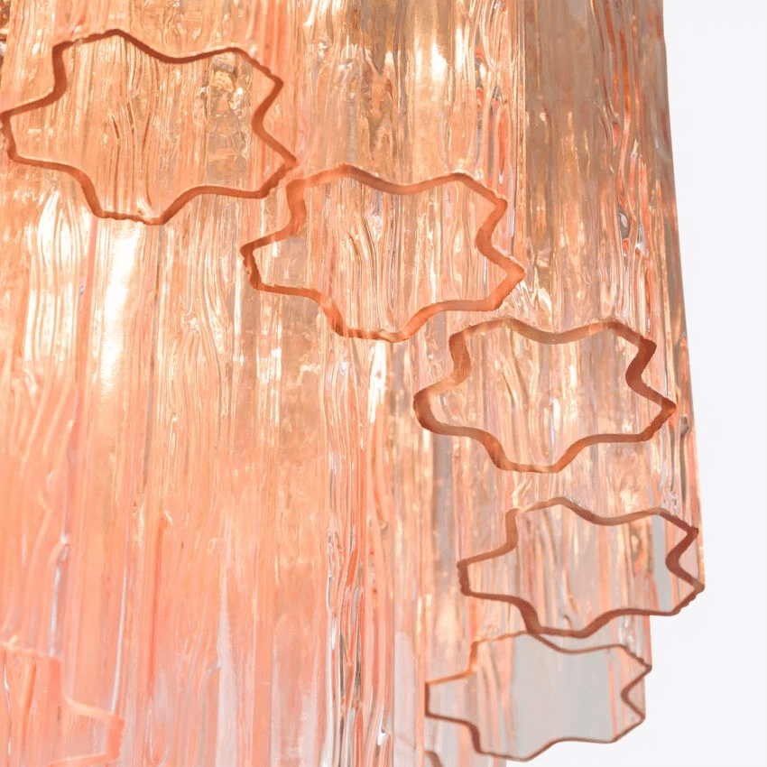 Aelox Chandelier Small Treviso Murano Glass Tube