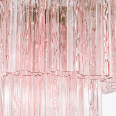 Aelox Chandelier Small Treviso Murano Glass Tube