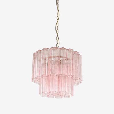 Aelox Chandelier Small Treviso Murano Glass Tube