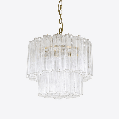 Aelox Chandelier Small Treviso Murano Glass Tube