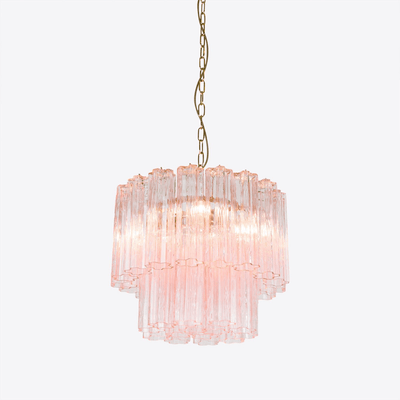 Aelox Chandelier Small Treviso Murano Glass Tube