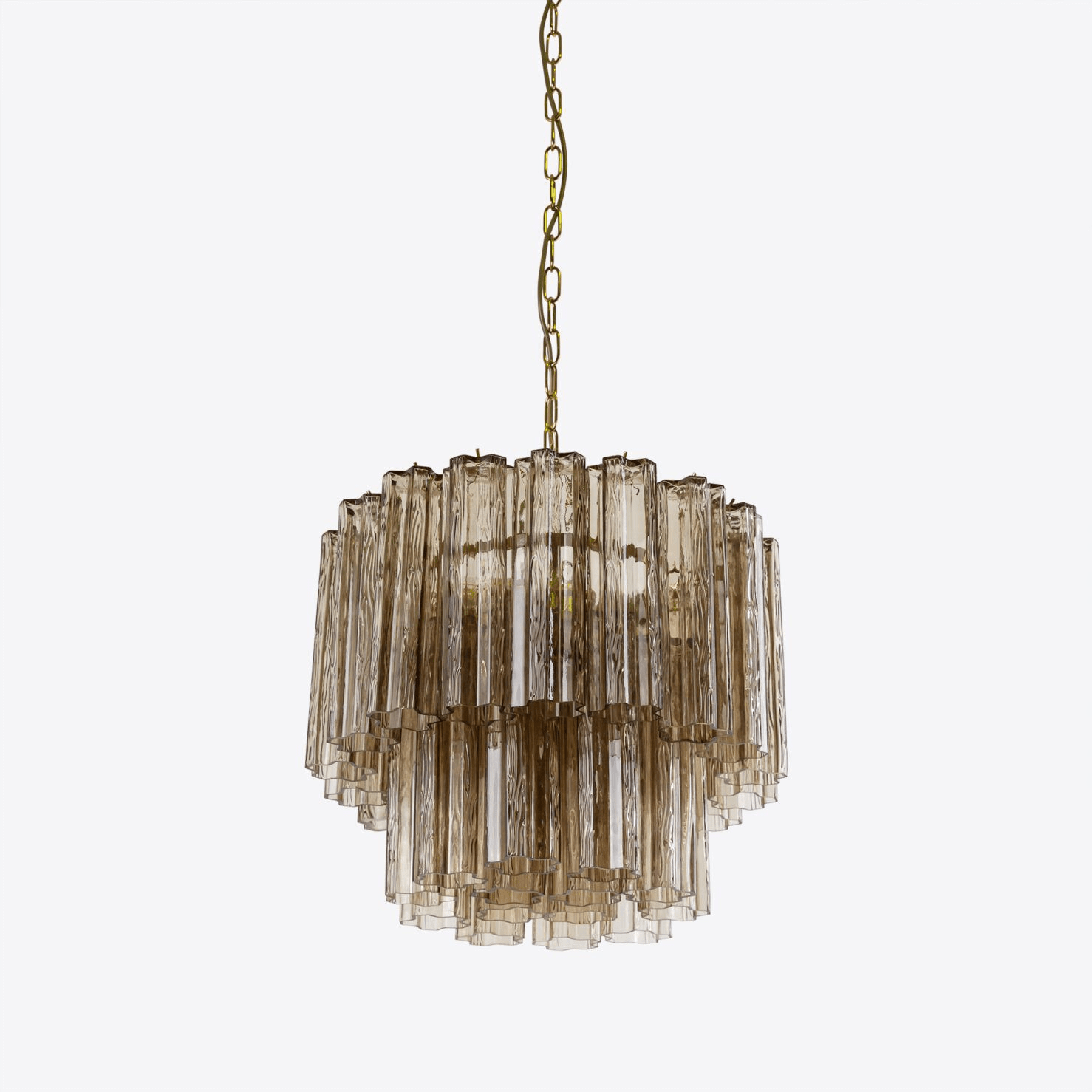 Aelox Chandelier Small Treviso Murano Glass Tube