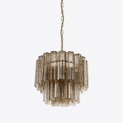Aelox Chandelier Small Treviso Murano Glass Tube