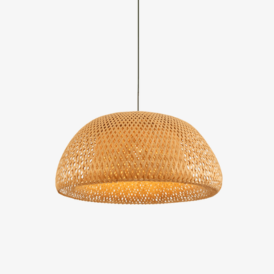 Trtvin Unique Natural Bamboo Pendant Light