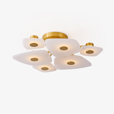 Ilsilyra Petal Shaped Glass Ceiling Light