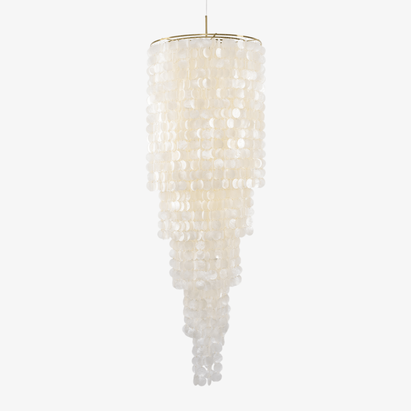 Eloryra Cascading Shell  Chandelier