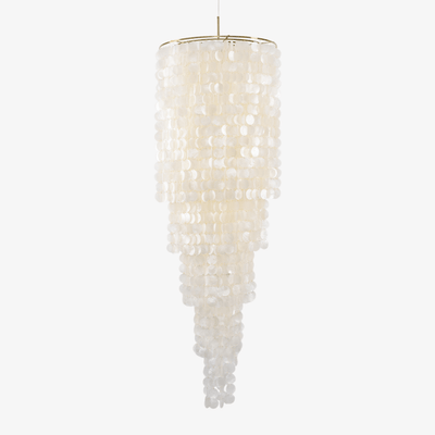 Eloryra Cascading Shell  Chandelier