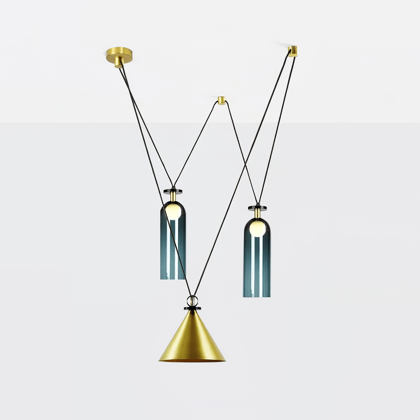 Cirorira Chandelier Geometric Shape Art