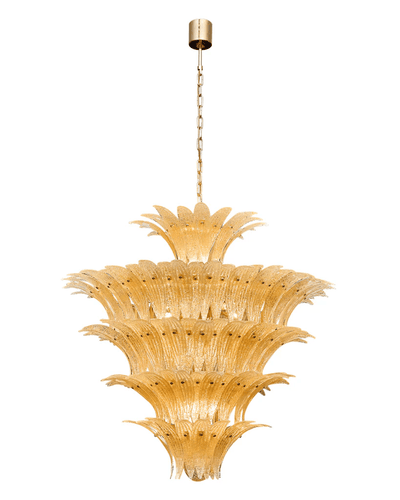 Ismavelle Glass Palmette Chandelier