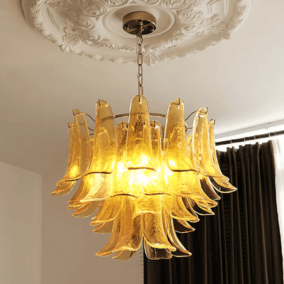 Glyra Amber Bloom Chandelier