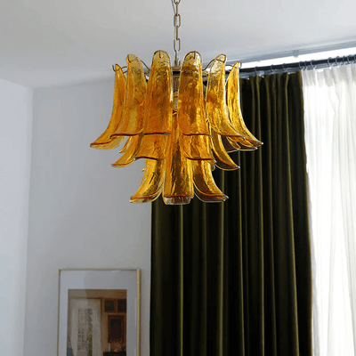 Glyra Amber Bloom Chandelier