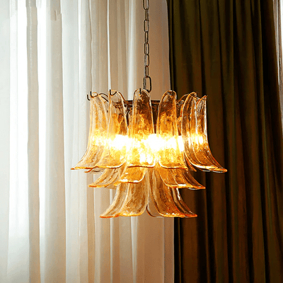 Glyra Amber Bloom Chandelier