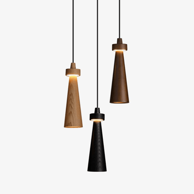 Tesno Minimalist Wood Pendant Light