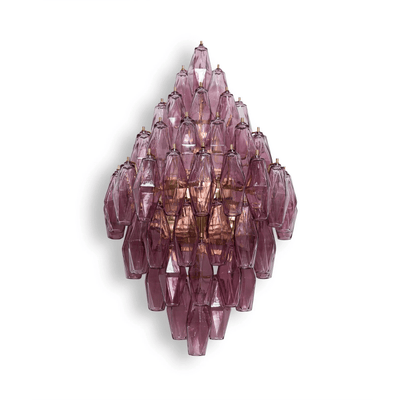 Aurora Wall Light Amber Diamond Polyhedron Vintage - Neutral Decor