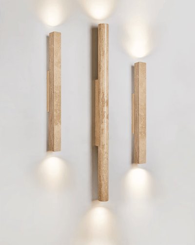 Noriira Minimalist Travertine Wall Light