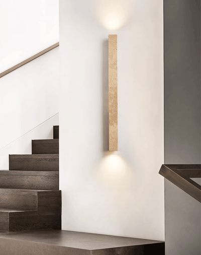 Noriira Minimalist Travertine Wall Light
