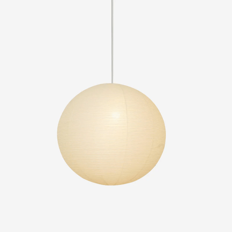 Noveno Pendant Lamp Bamboo Washi Paper Round