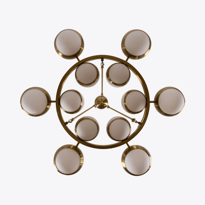 LuminaSphere Modern Brass Chandelier